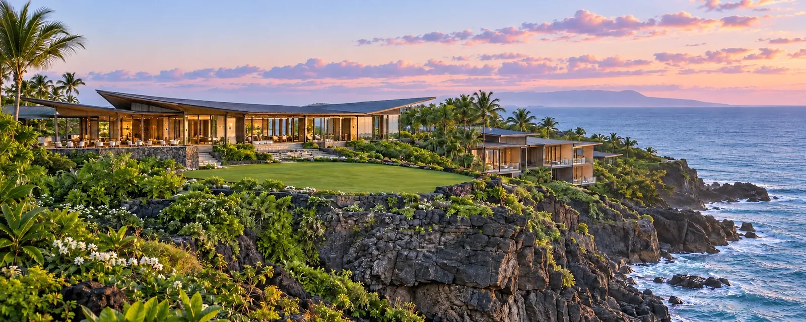 A coastal retreat opening to the morning light
