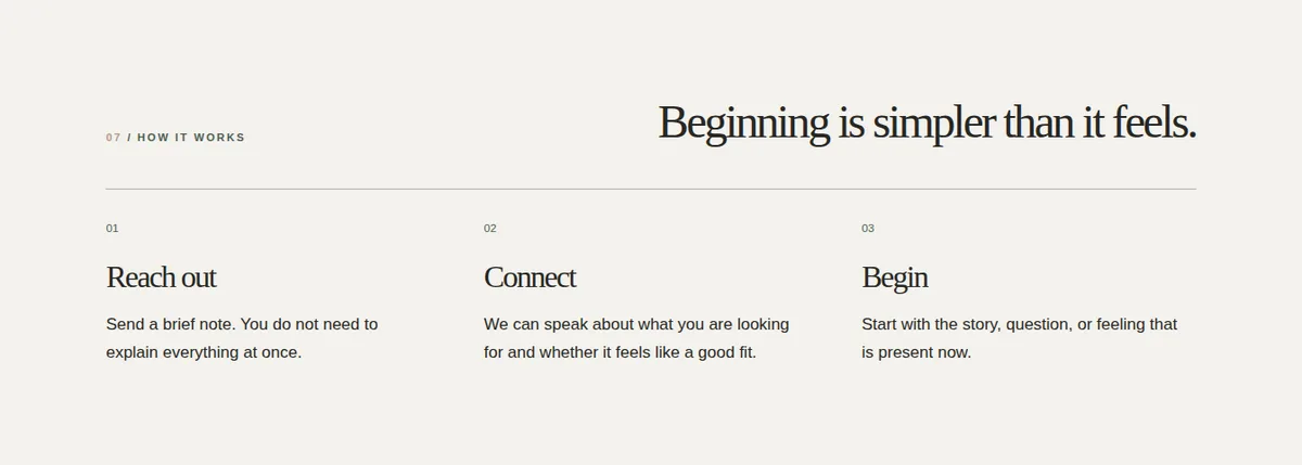 Moonleaf’s first-step consultation guidance, clearly a fictional therapy-practice demonstration